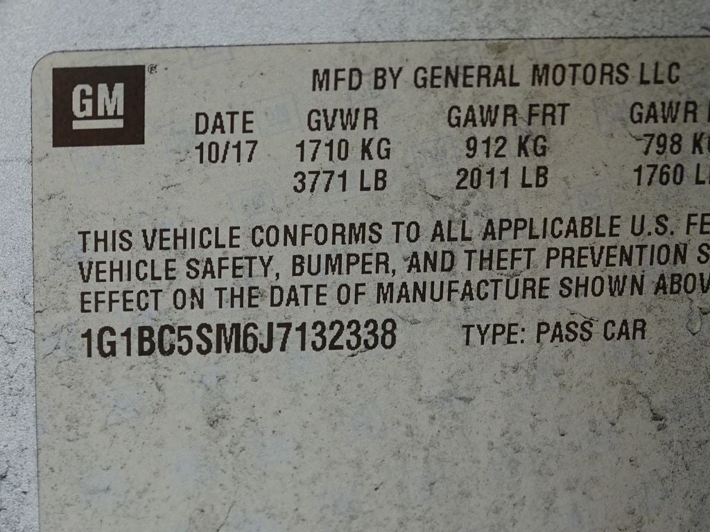 2018 Chevrolet Cruze LS