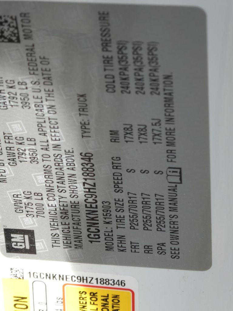 2017 Chevrolet Silverado 1500 WT