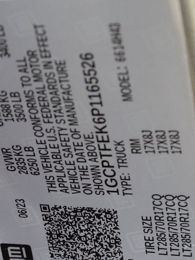 2023 Chevrolet Colorado ZR2