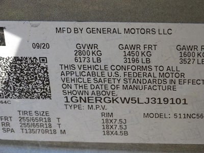 2020 Chevrolet Traverse LT 1LT