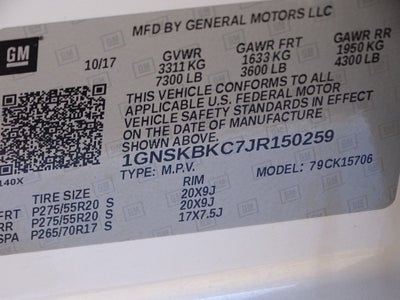 2018 Chevrolet Tahoe LT LT1