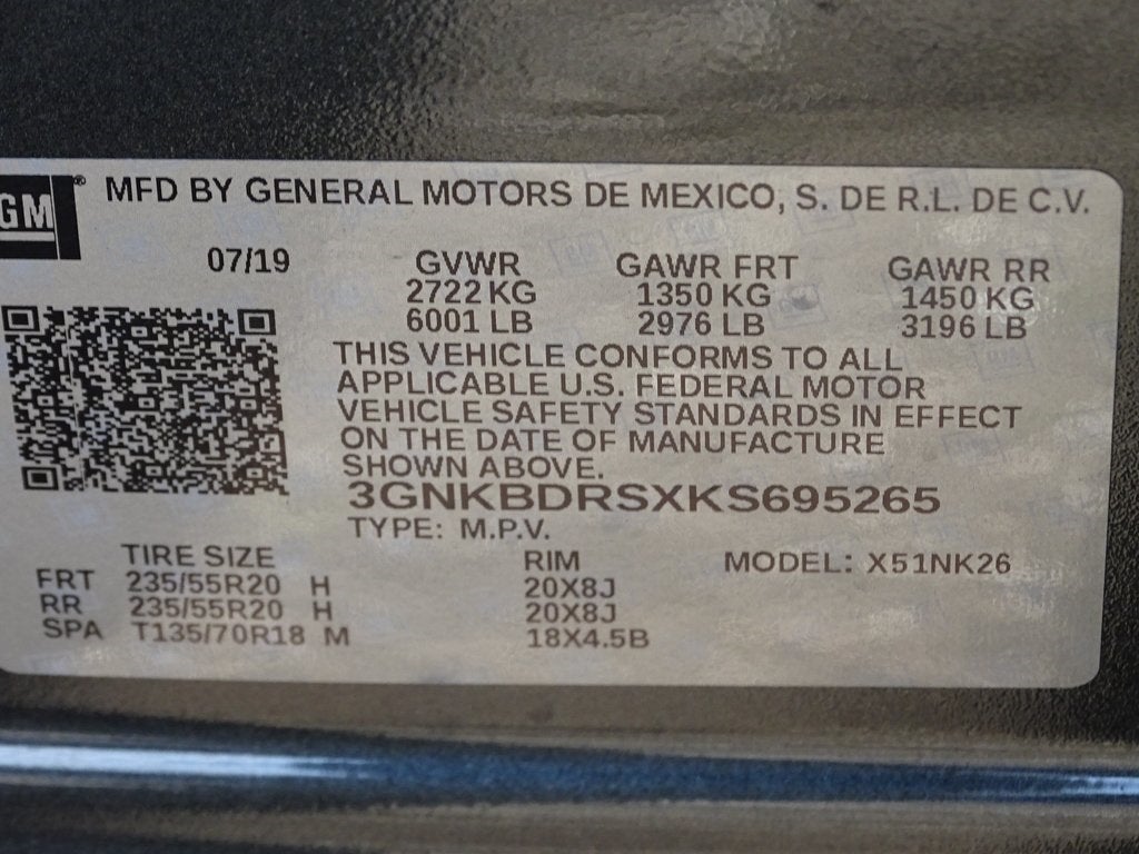 2019 Chevrolet Blazer Base 3LT