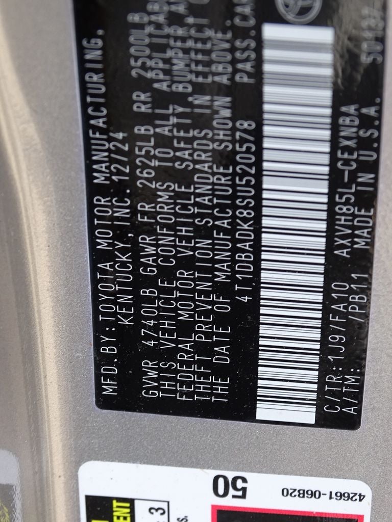 2025 Toyota Camry Base