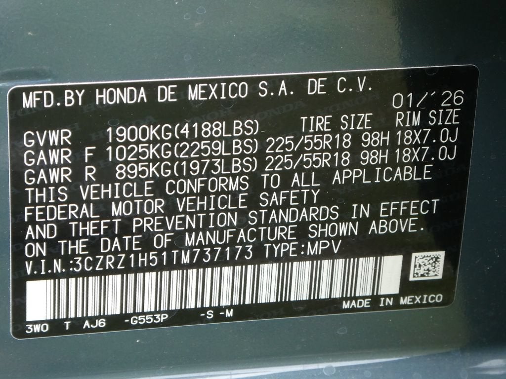 2026 Honda HR-V Sport